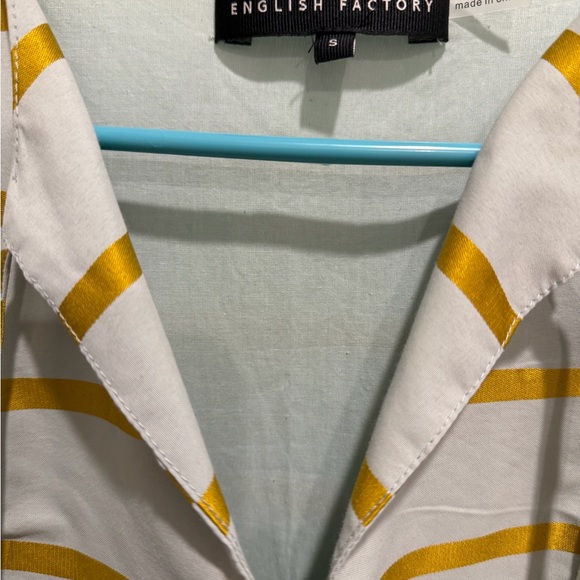 English Factory Mint and Gold Striped Midi Small - Picture 4 of 9